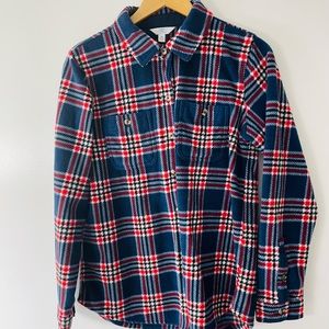 RED AND BLUE CARDIGAN